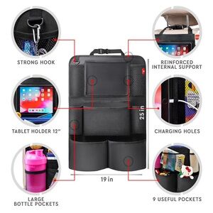 Backseat car organizer